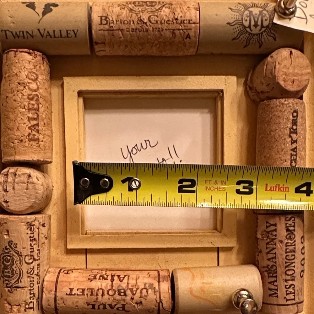 Rustic Cork Photo Frame - Picture 5 of 5